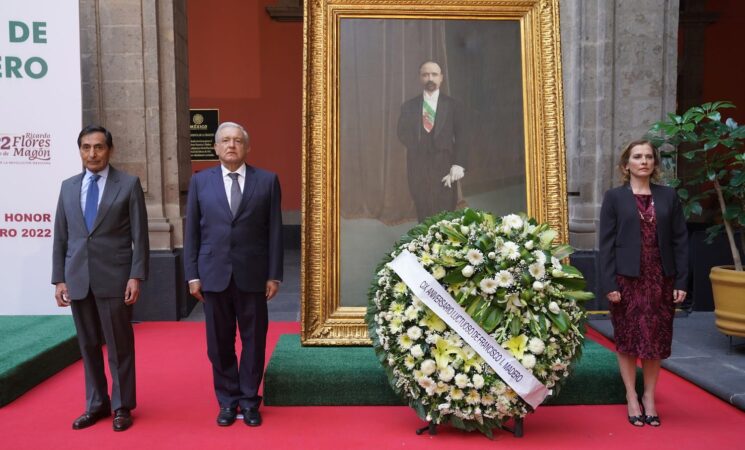 Presidente rinde homenaje a Francisco I. Madero en 109 Aniversario Luctuoso