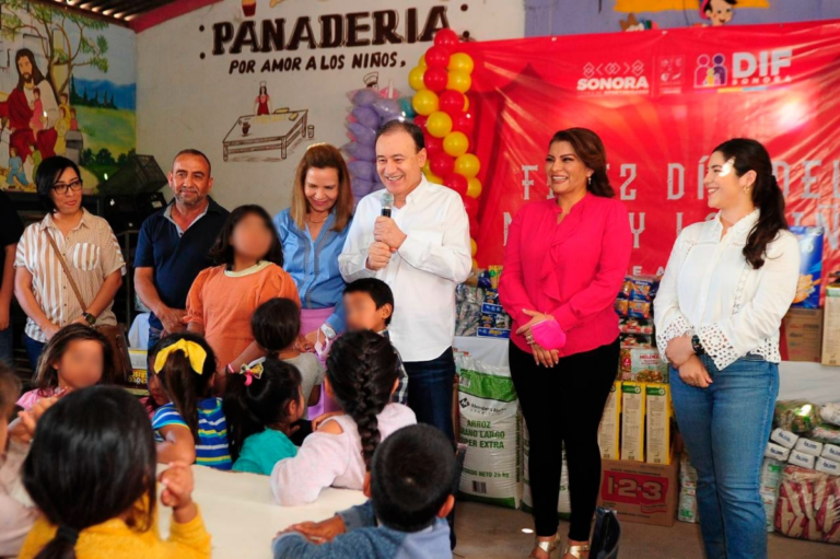 Anuncia gobernador Alfonso Durazo programa de comedores infantiles