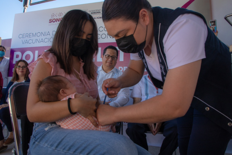 Arranca Secretaría de Salud vacunación contra la poliomielitis