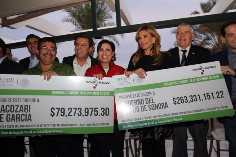 Fondo Minero entrega 702 millones de pesos en Sonora