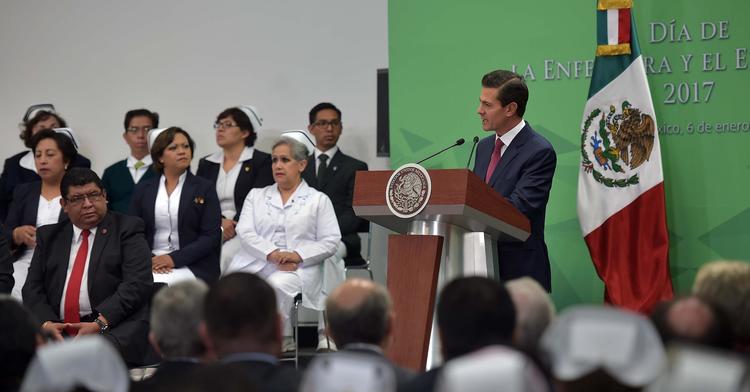 No es con protestas como se va a cambiar la realidad: Peña Nieto