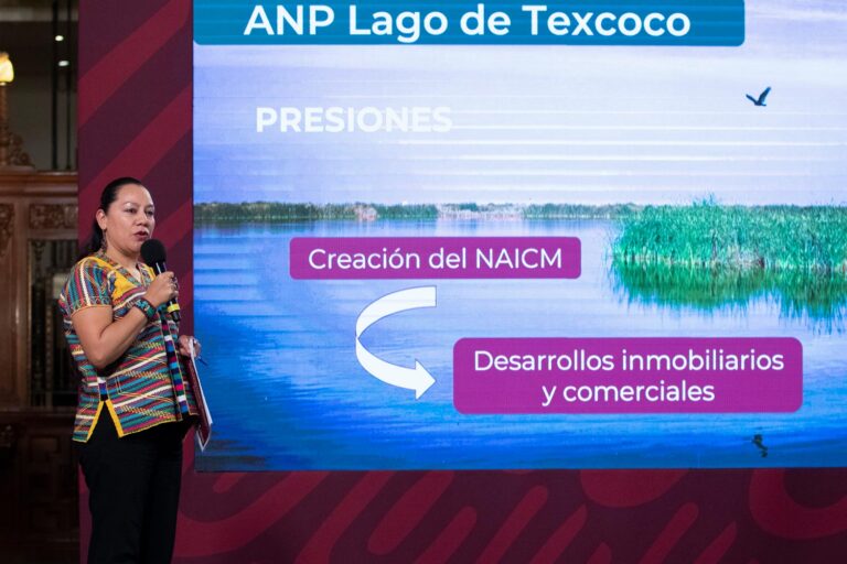 Presidente emite decreto que declara Área Natural Protegida el Lago de Texcoco; “es histórico”, afirma