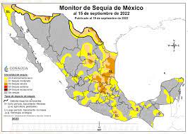 Conagua: durante la primera quincena de septiembre, México registró los niveles de sequía más bajos en 7 meses